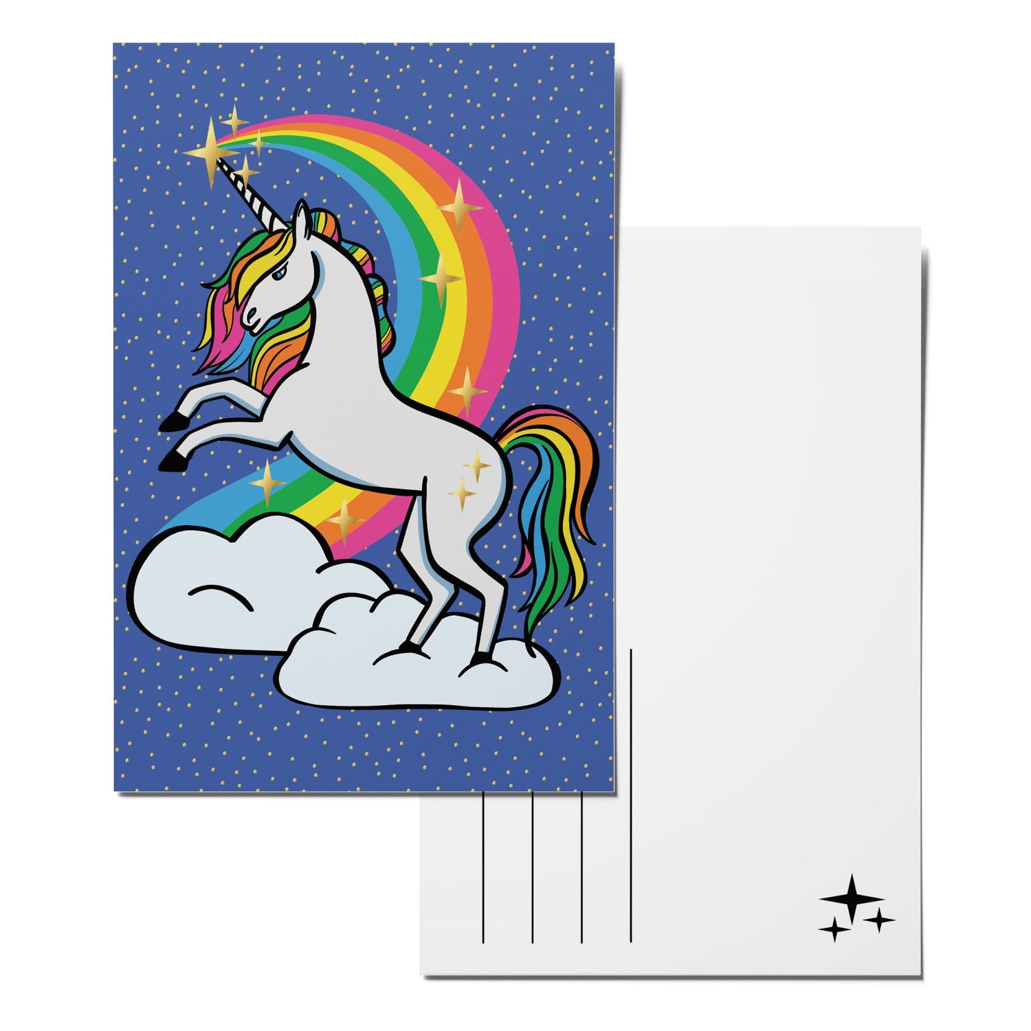 Unicorn Rainbow Foil Fun Stickers, 20-Piece 