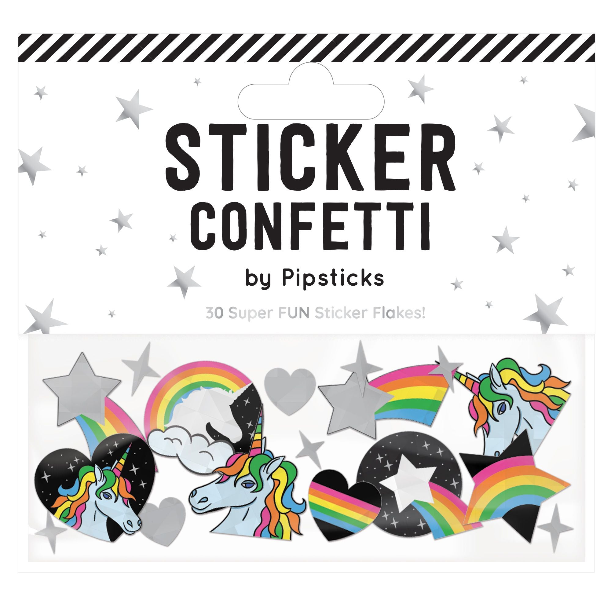 Stellar Unicorns Sticker Confetti