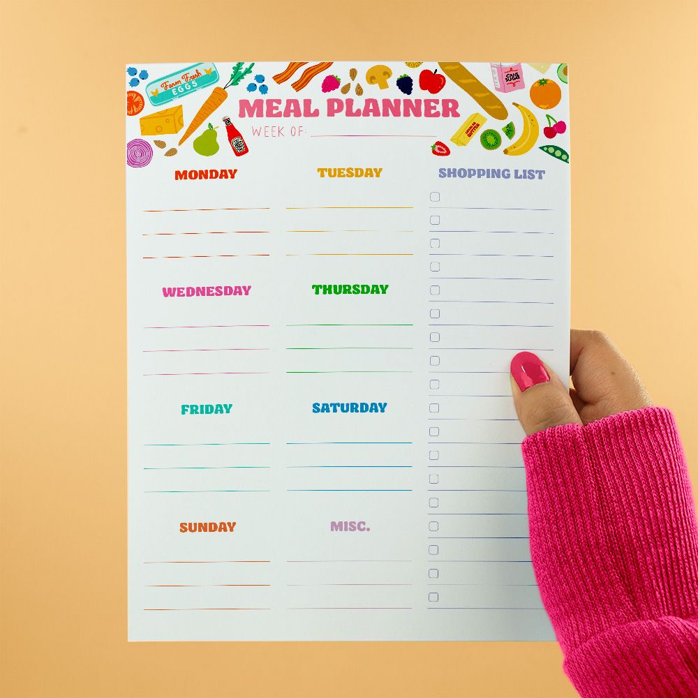 Meal Planner Notepad