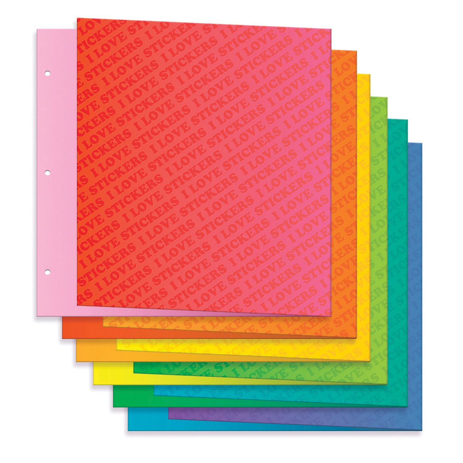 Colors Of The Rainbow Sticker Pages (6ct)