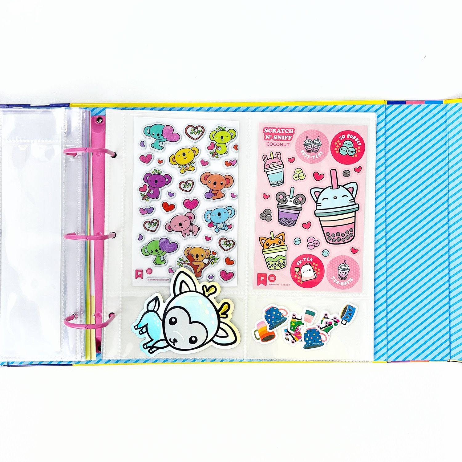 Don't Touch My Stickers Sticker Keeper