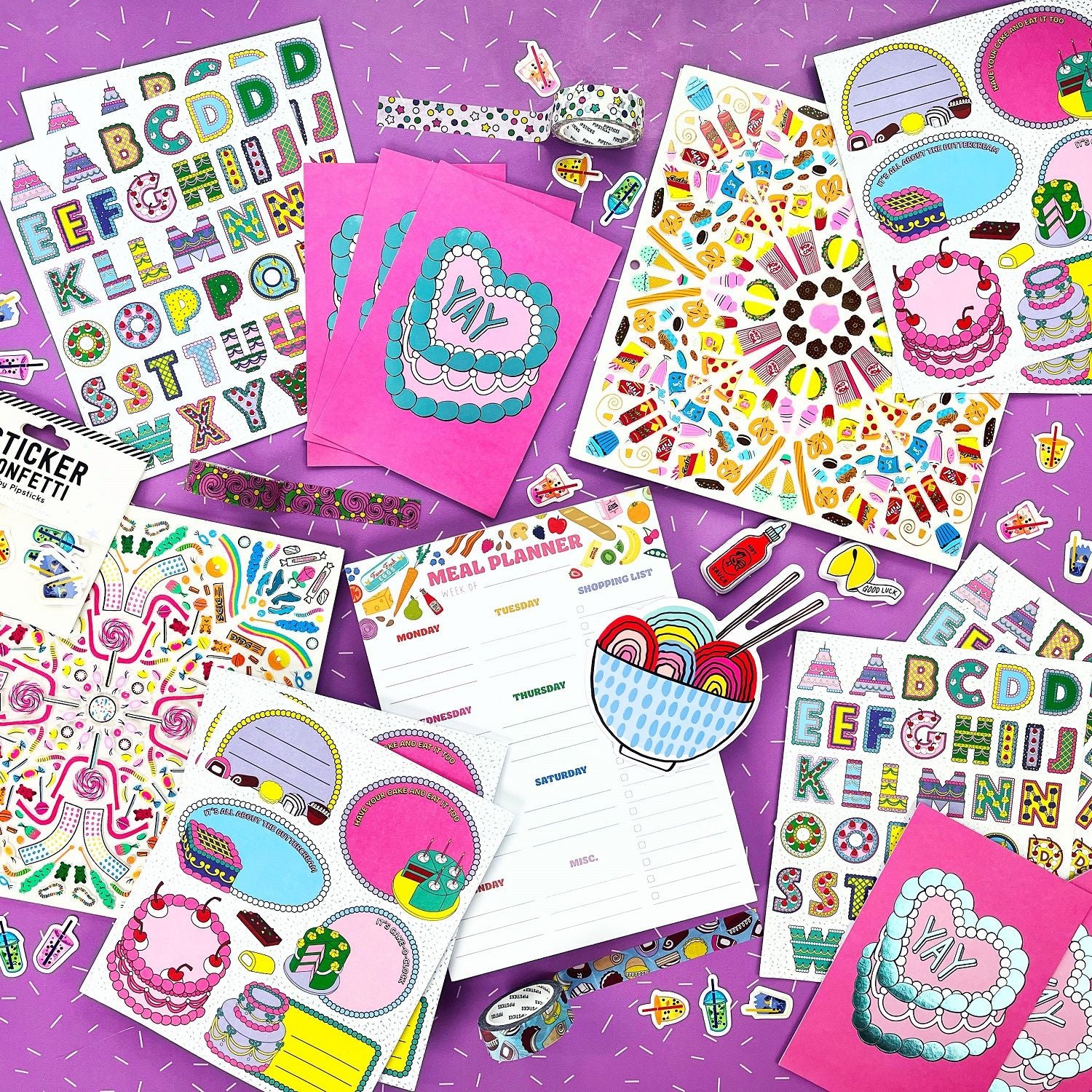 Dessert First Stationery Box