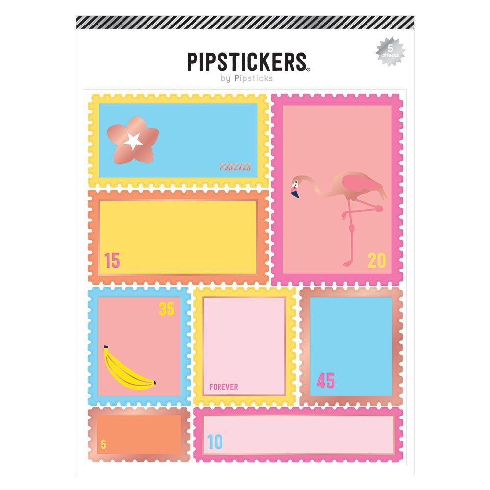 Pipsticks Here Comes The Sun Stationery Box with Accessories (Includes  Washi Tape, Sticker Confetti, Sticky Note Set, Postcards, Stickers, Travel