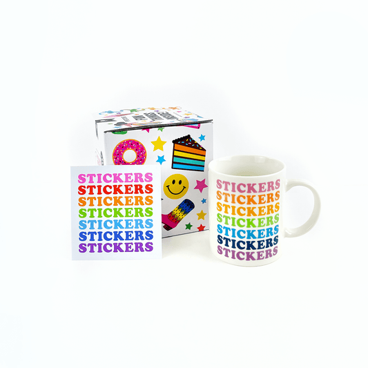Colorful Stickers Mug