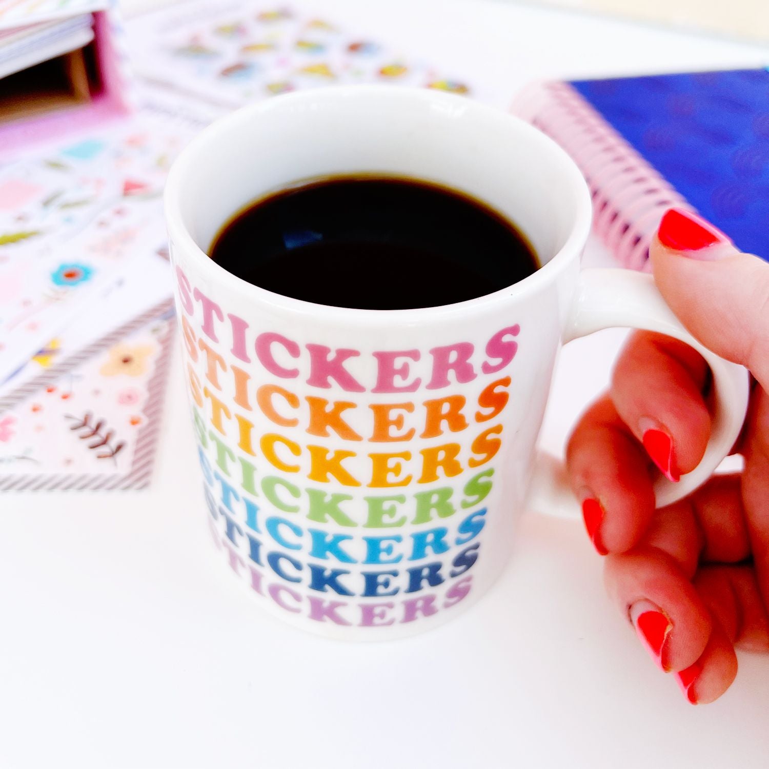 Colorful Stickers Mug