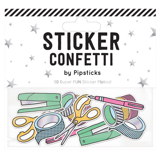 Gettin' Crafty Sticker Confetti