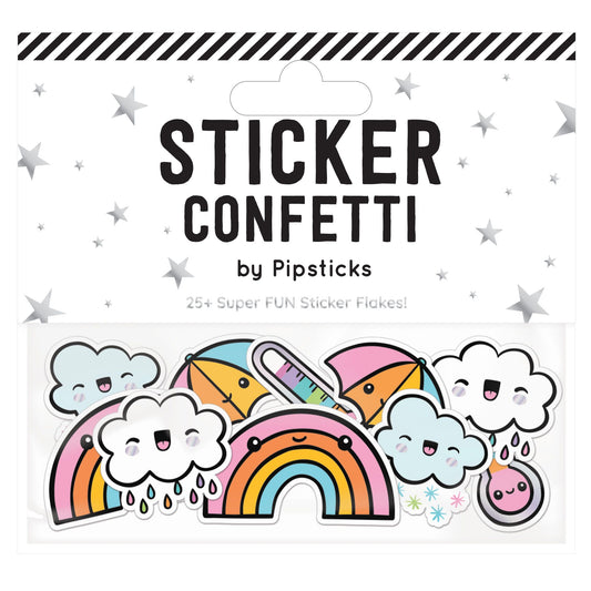Cloudburst Sticker Confetti
