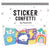 Weather Stations Sticker Confetti