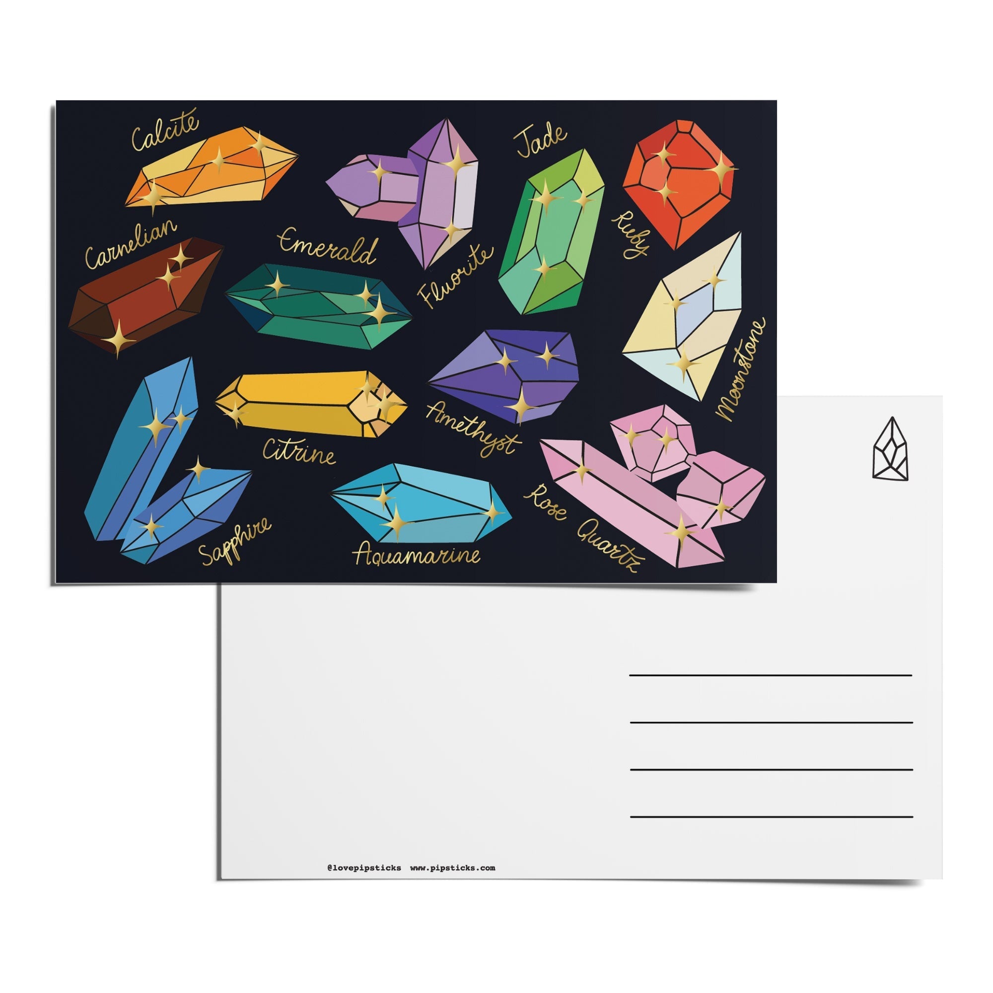 Energy Crystals Postcard Pack