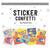 Go Fish Sticker Confetti