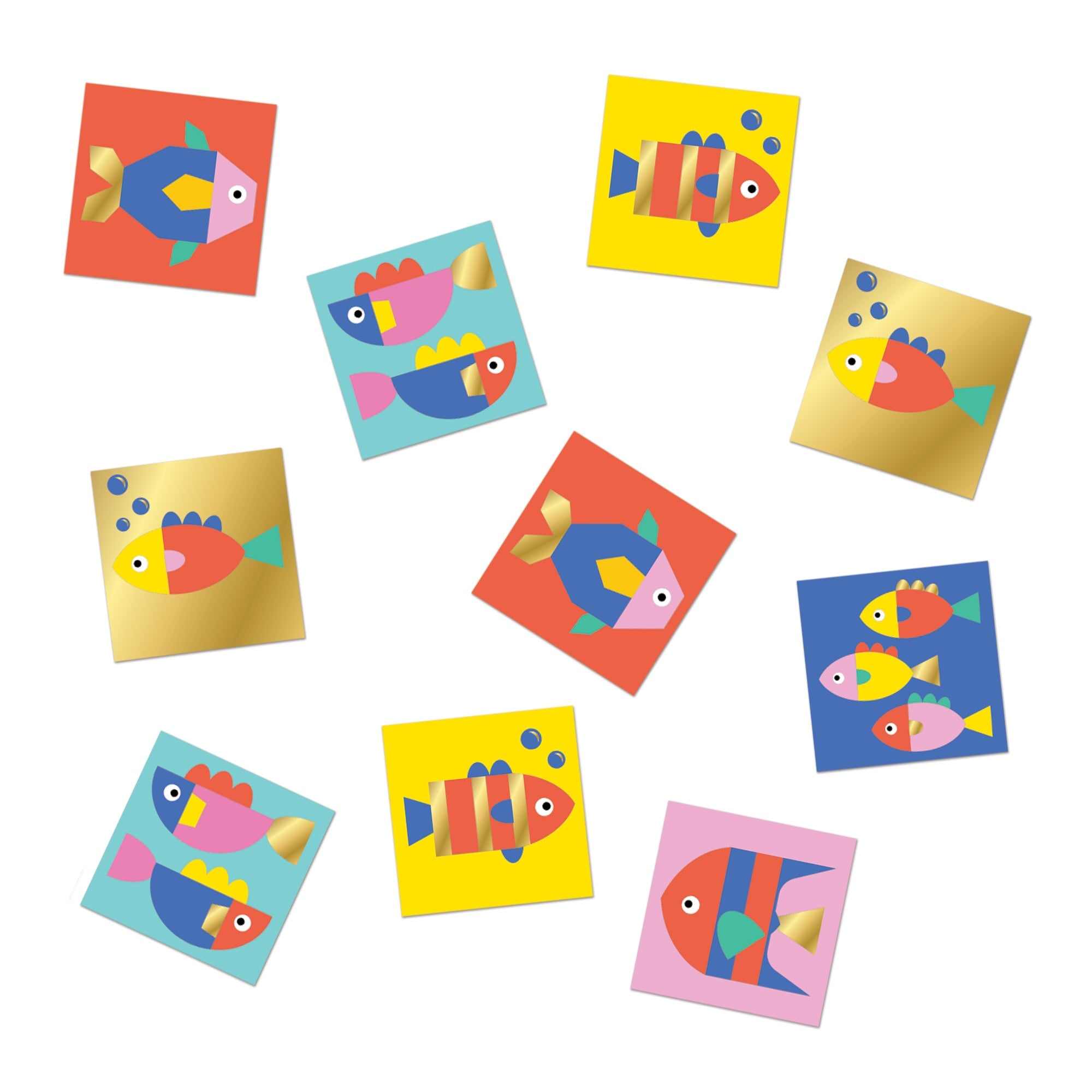 Go Fish Sticker Confetti