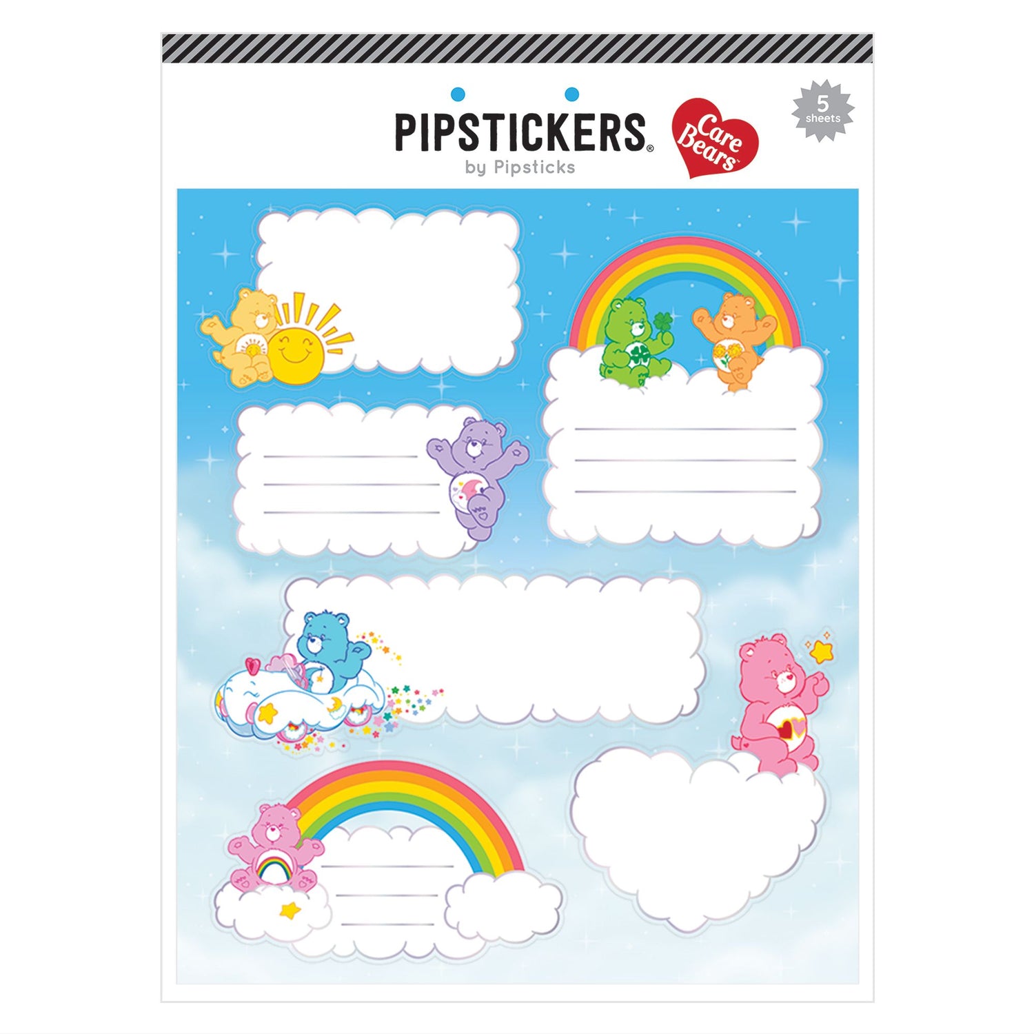 Care Bears Stick Together Labels (5ct)