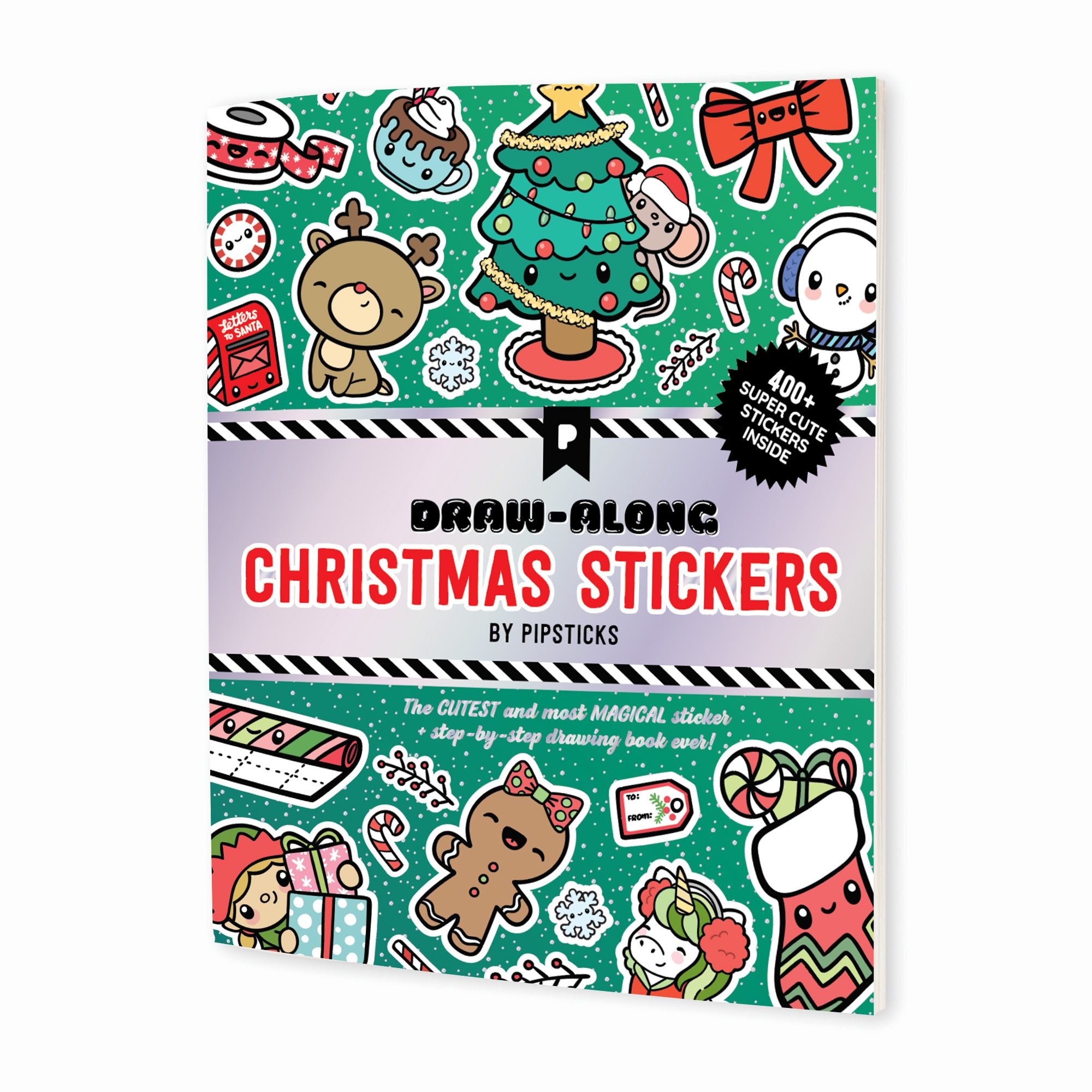 Draw-Along Christmas Sticker Book