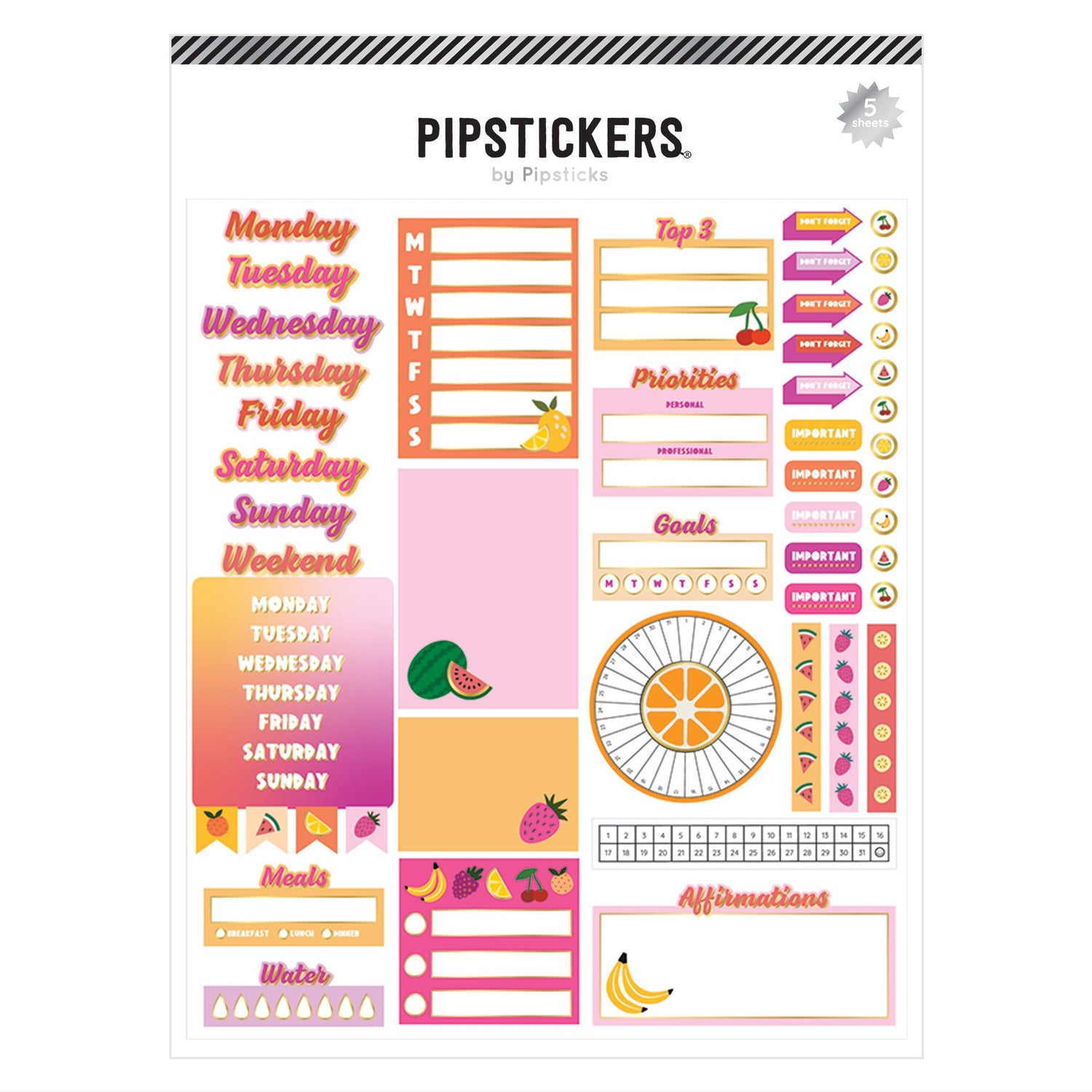 Plentiful Plans Labels (5ct)