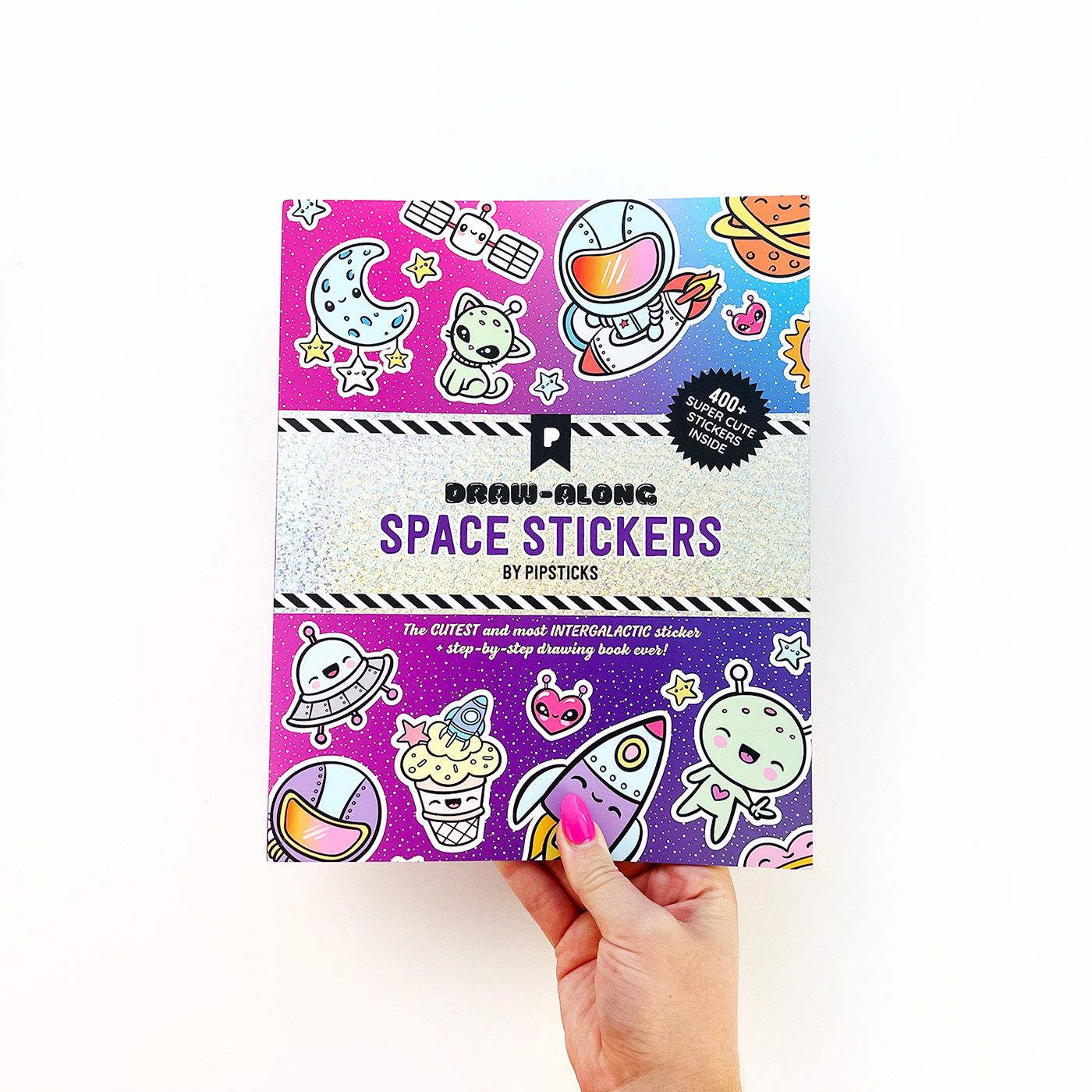 Draw-Along Space Sticker Book