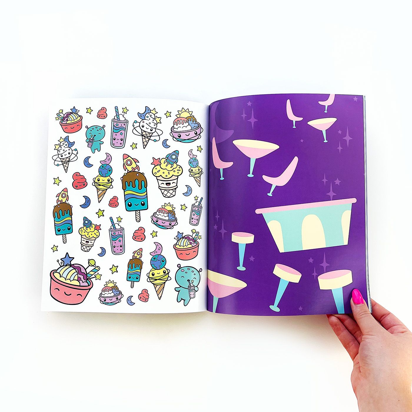 Draw-Along Space Sticker Book