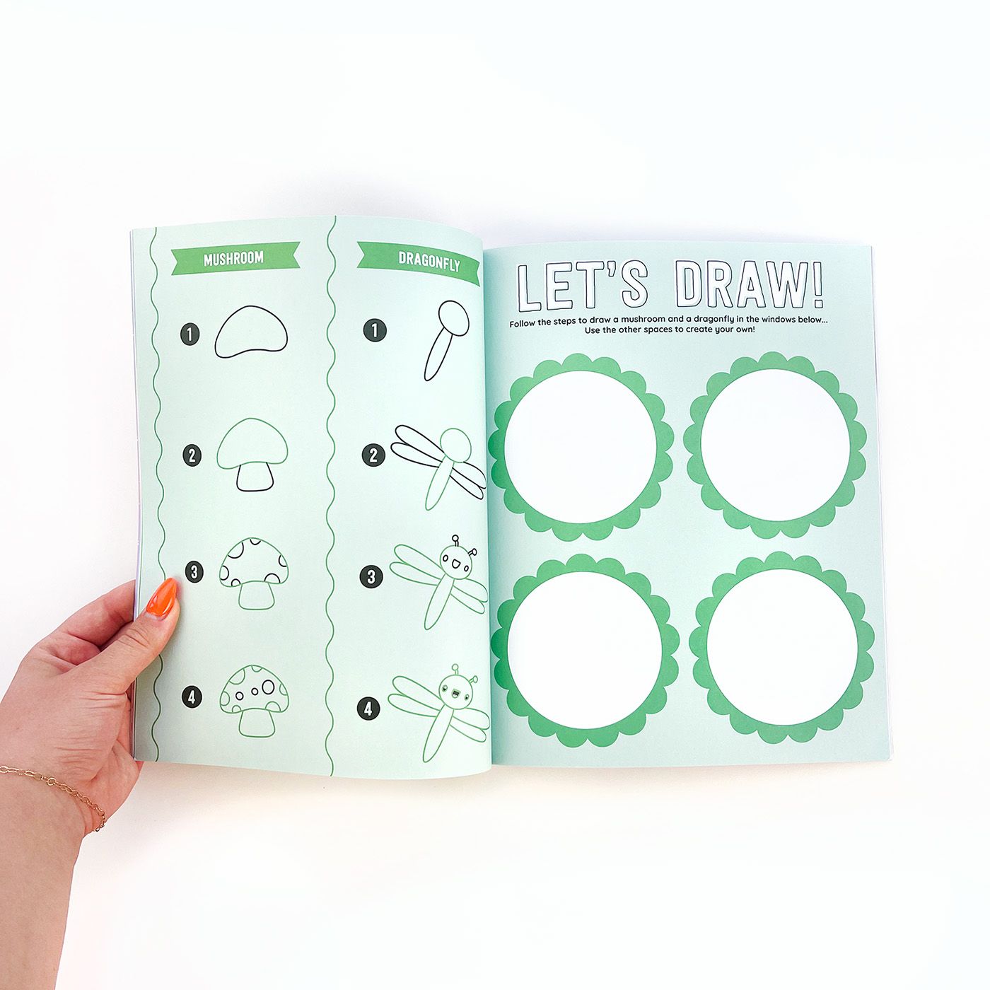 Draw-Along Fantasy Sticker Book