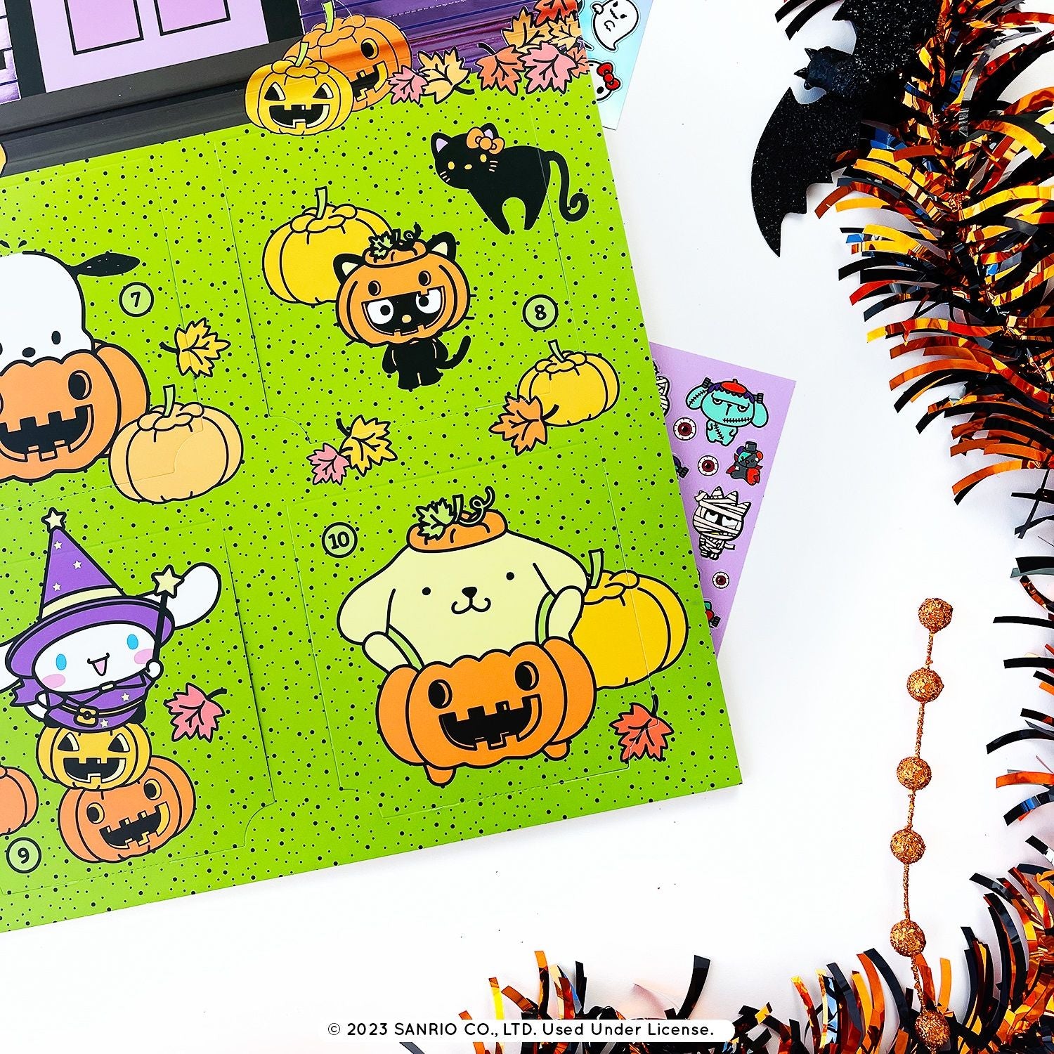 Hello Kitty And Friends Halloween Sticker Countdown