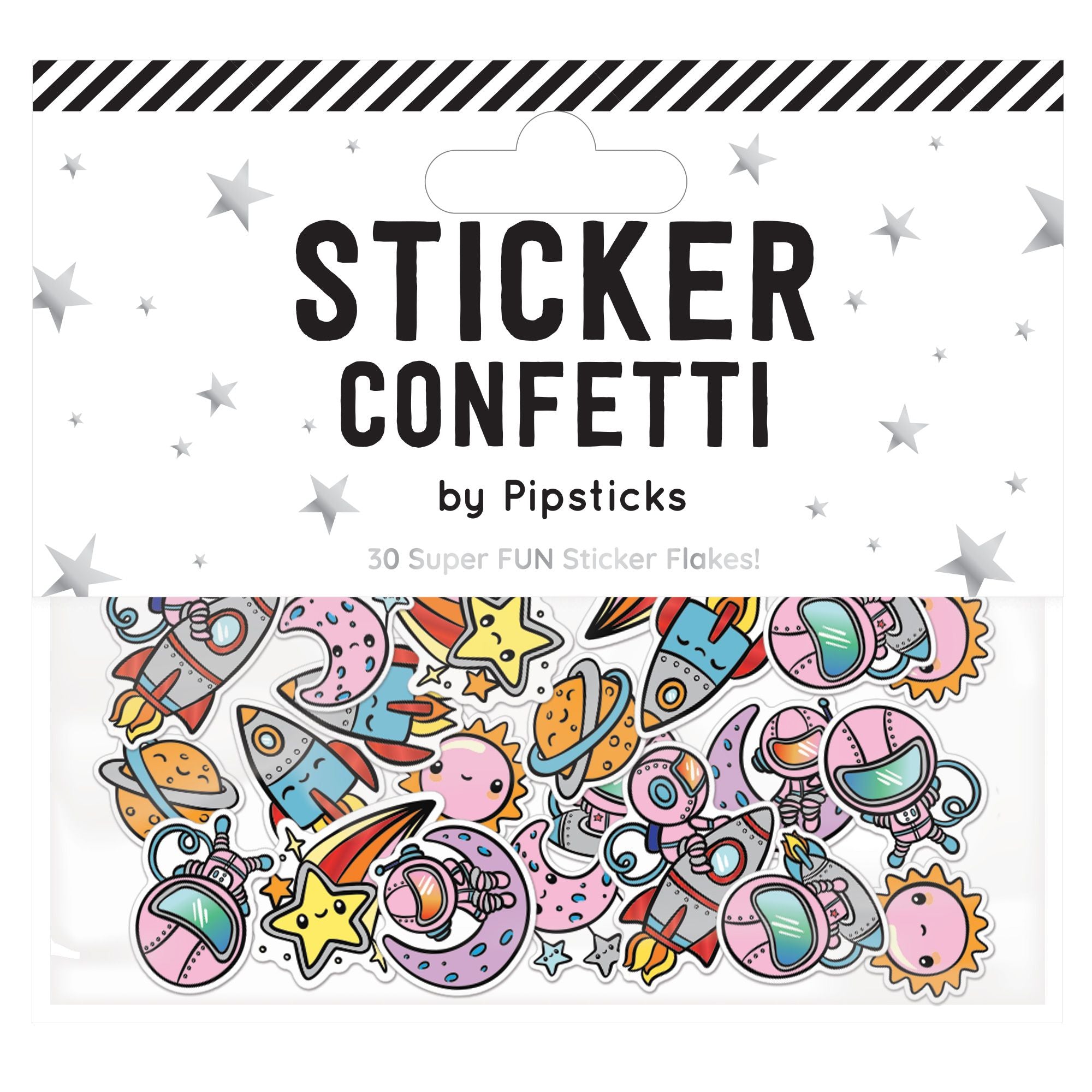 Adorable Astronauts Sticker Confetti