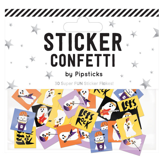 Rockin' Ghosts Sticker Confetti