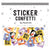 Rockin' Ghosts Sticker Confetti