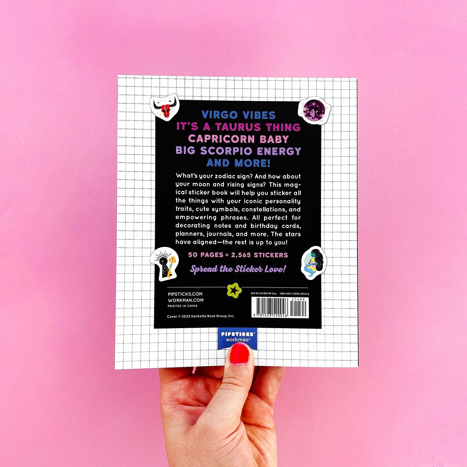 So. Many. Astrology Stickers. Book