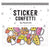 Fun Guys Sticker Confetti