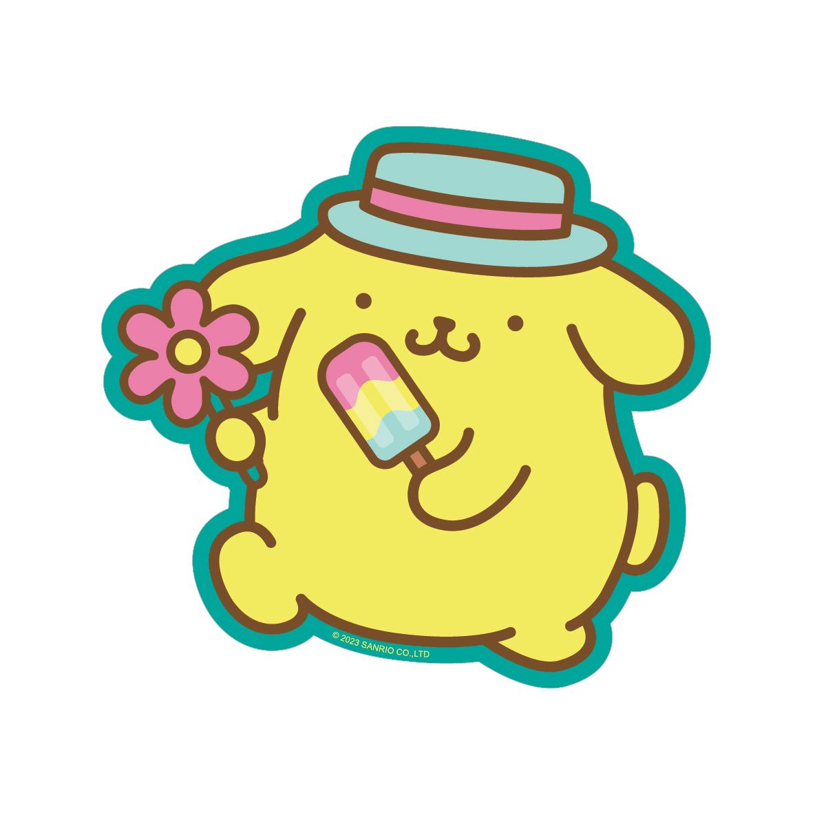 Pompompurin Popsicle Treat Vinyl