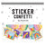 Stamped & Sealed Sticker Confetti