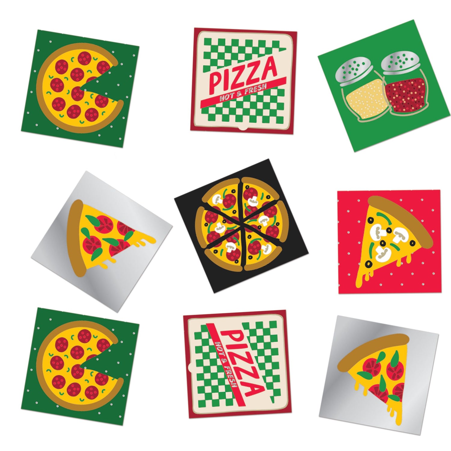 Pizza Perfection Sticker Confetti