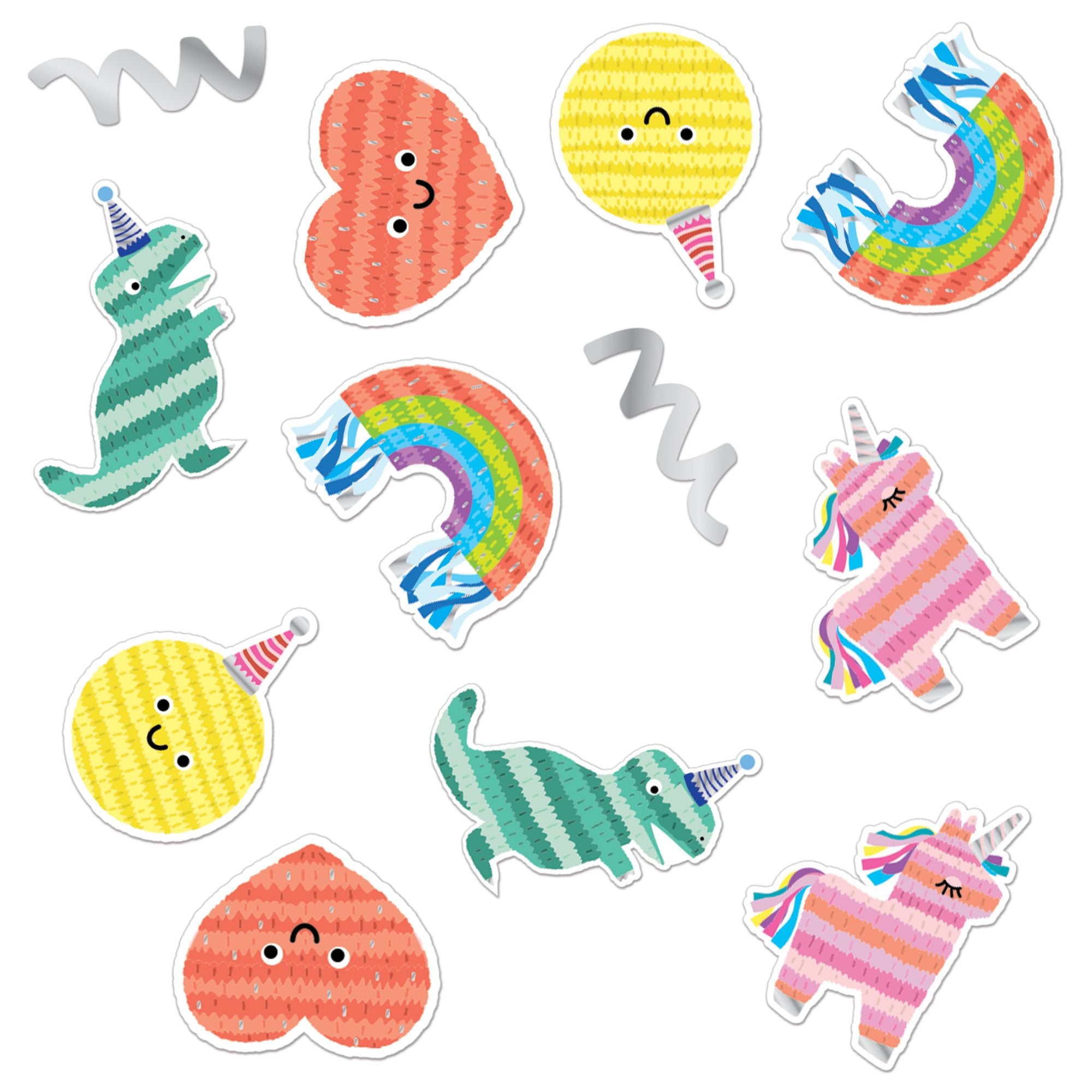 Piñata Party Stickers