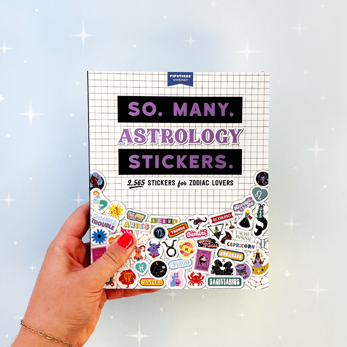 So. Many. Astrology Stickers. Book