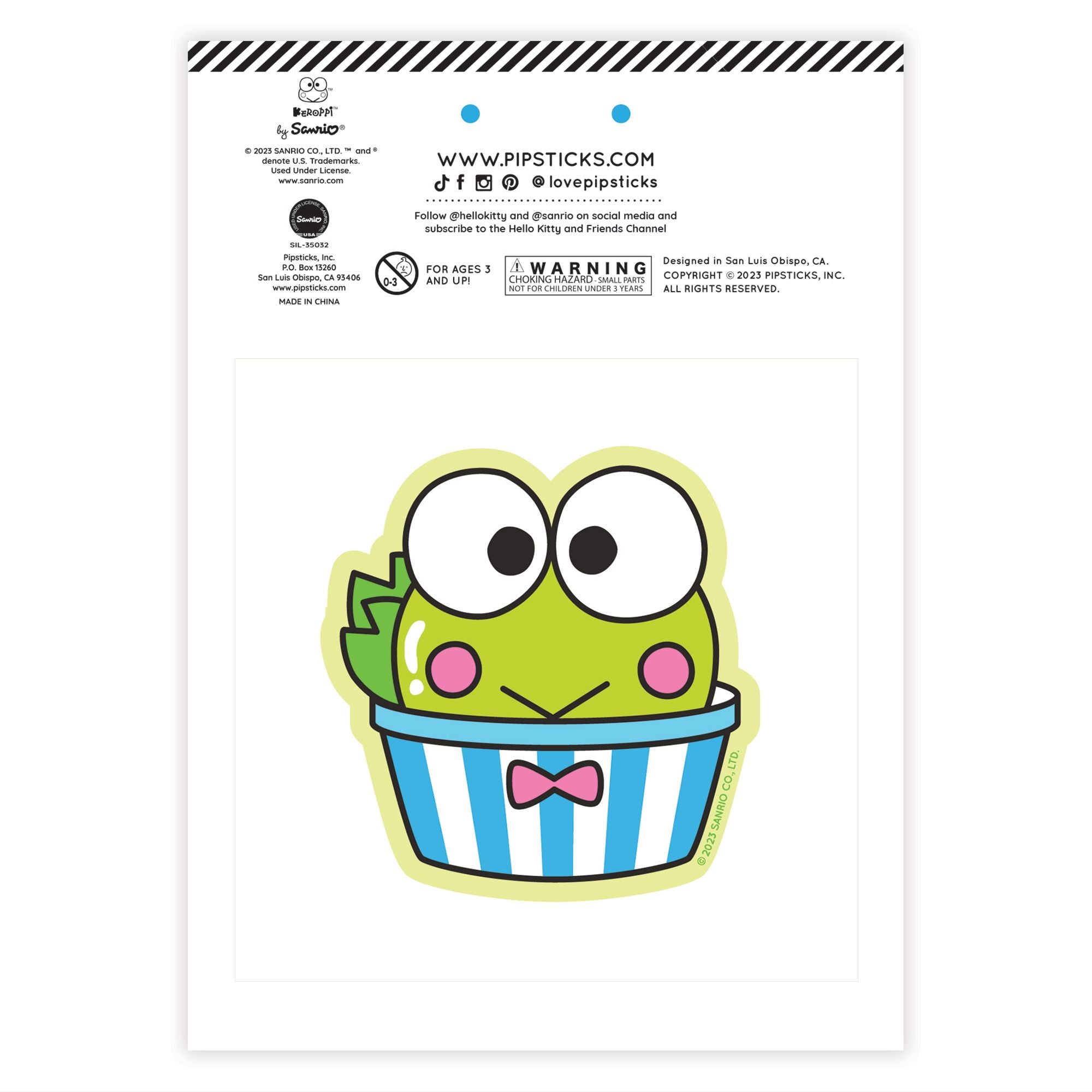 Keroppi Tea Buggy Scratch 'n Sniff (2ct)