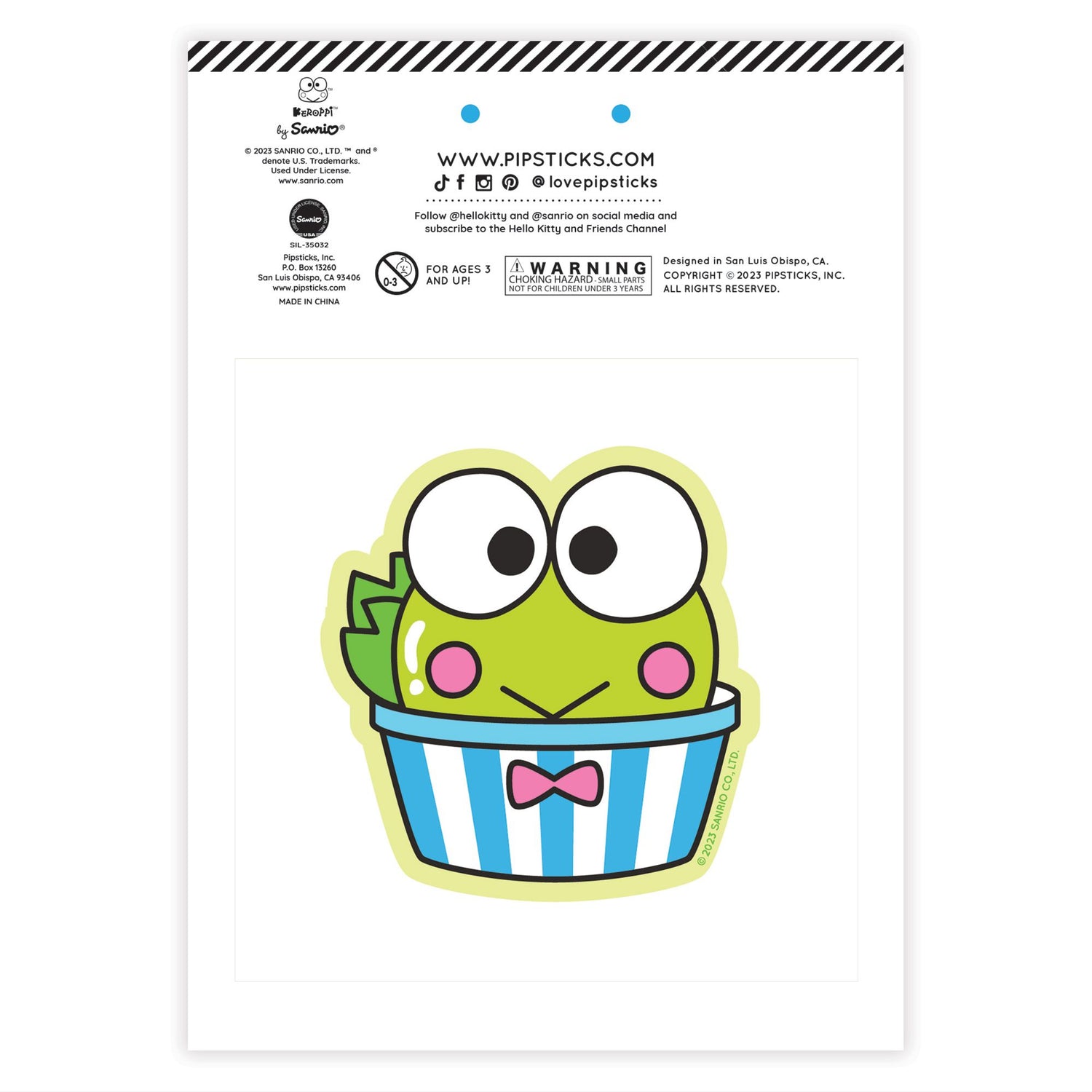 Keroppi Tea Buggy Scratch 'n Sniff (2ct)