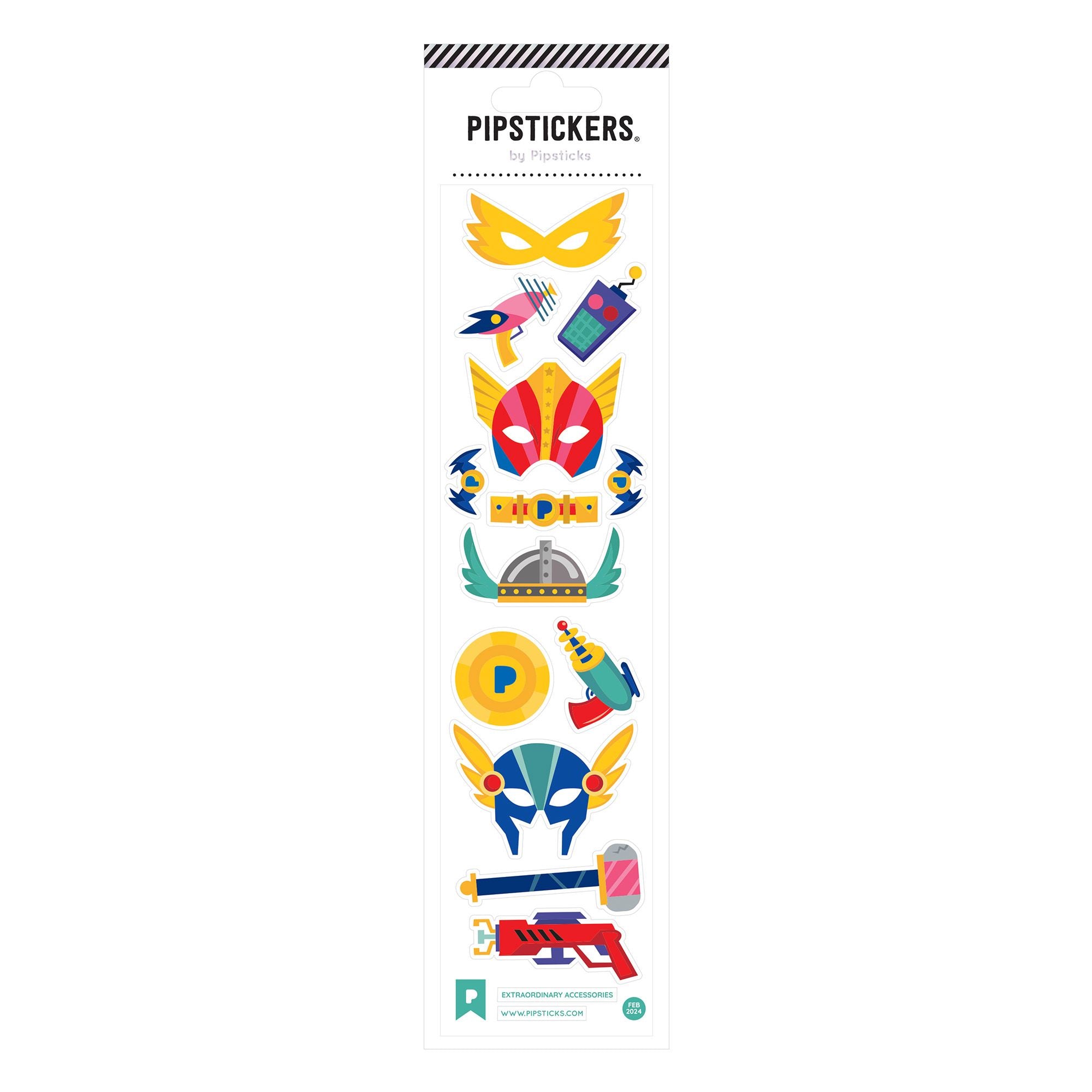 Superhero Accessories Stickers
