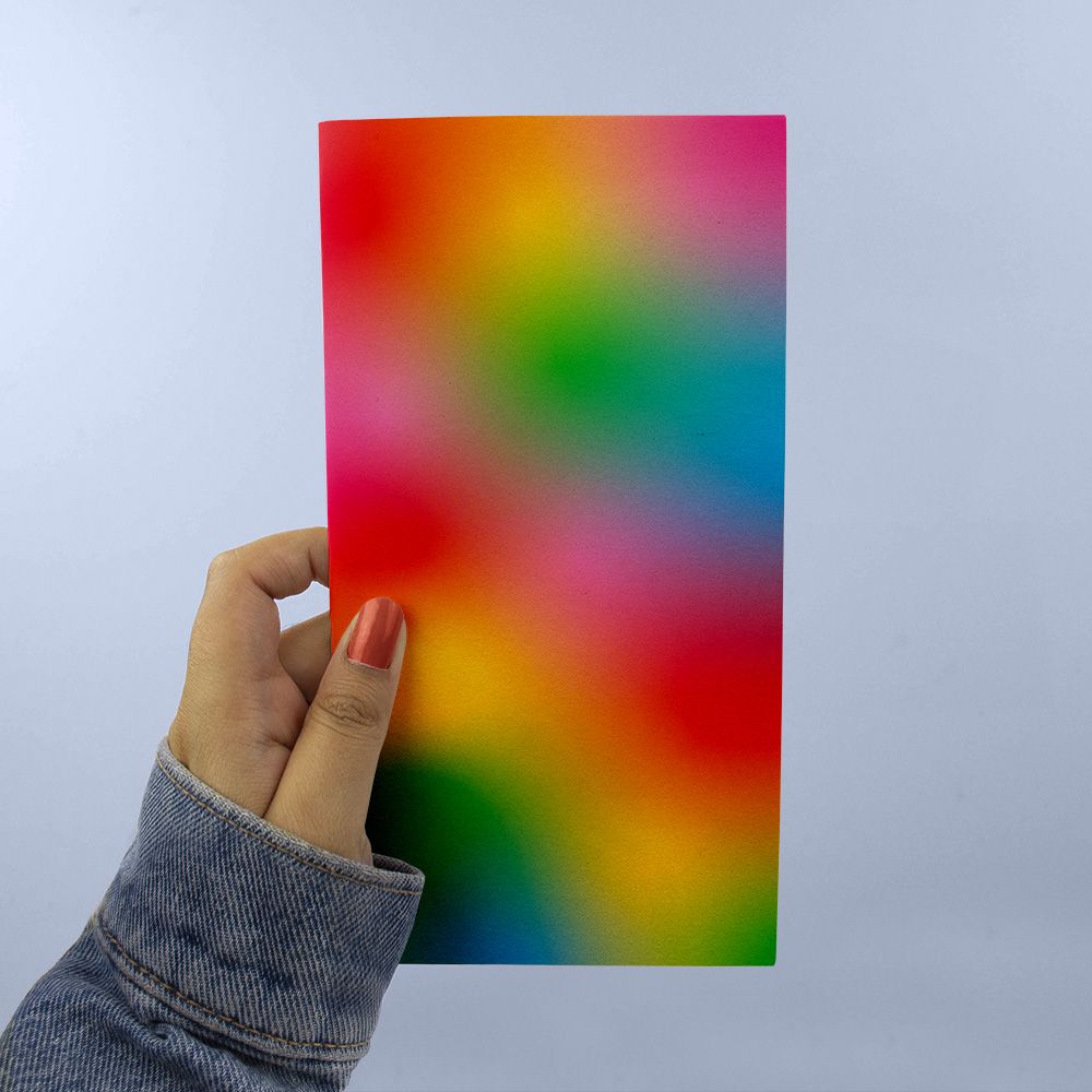 Gradient Rainbow Traveler Notebook
