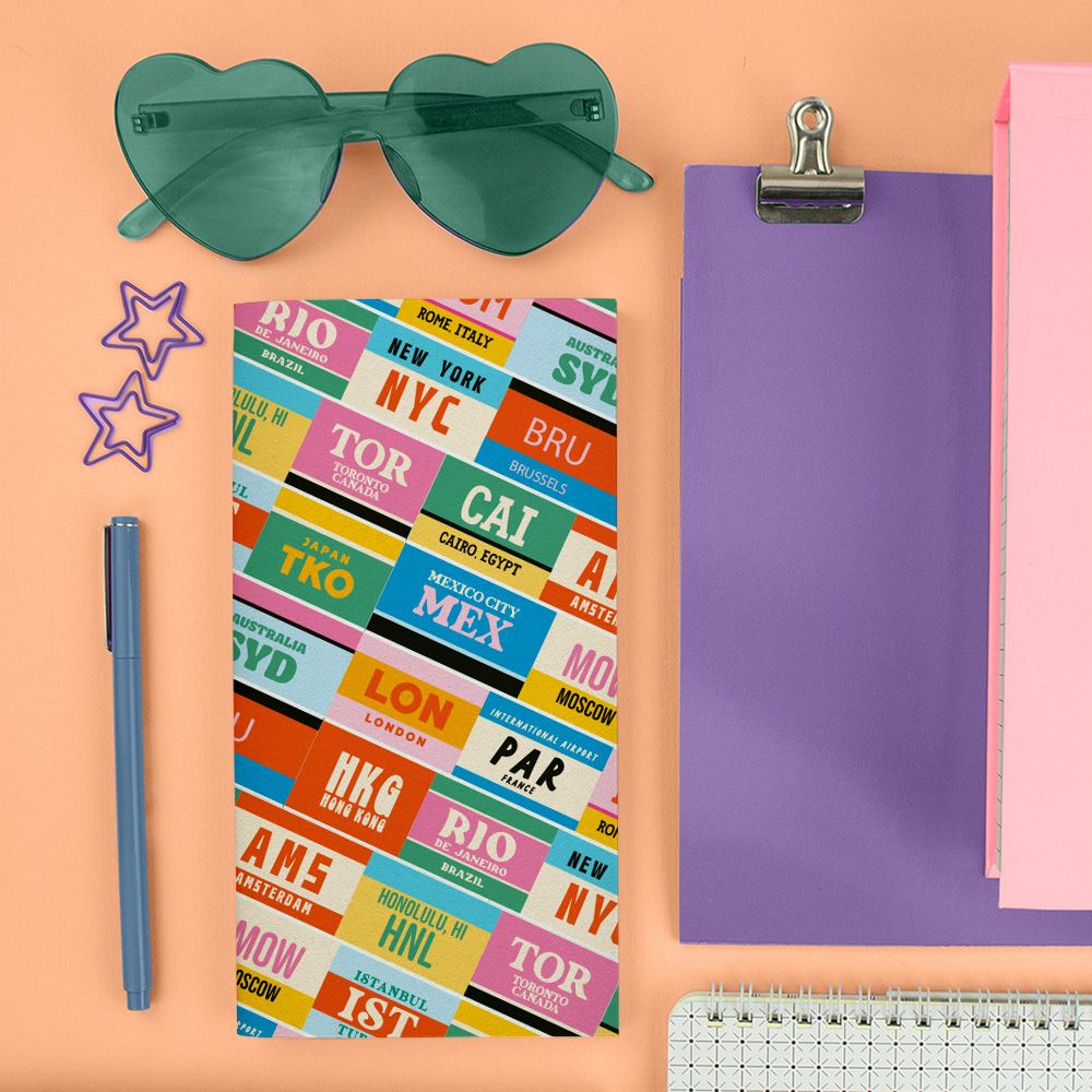 Luggage Tag Traveler Notebook