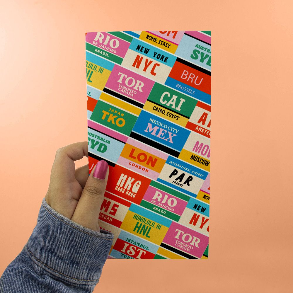 Luggage Tag Traveler Notebook