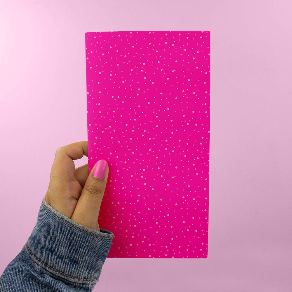 Speckled Pink Traveler Notebook