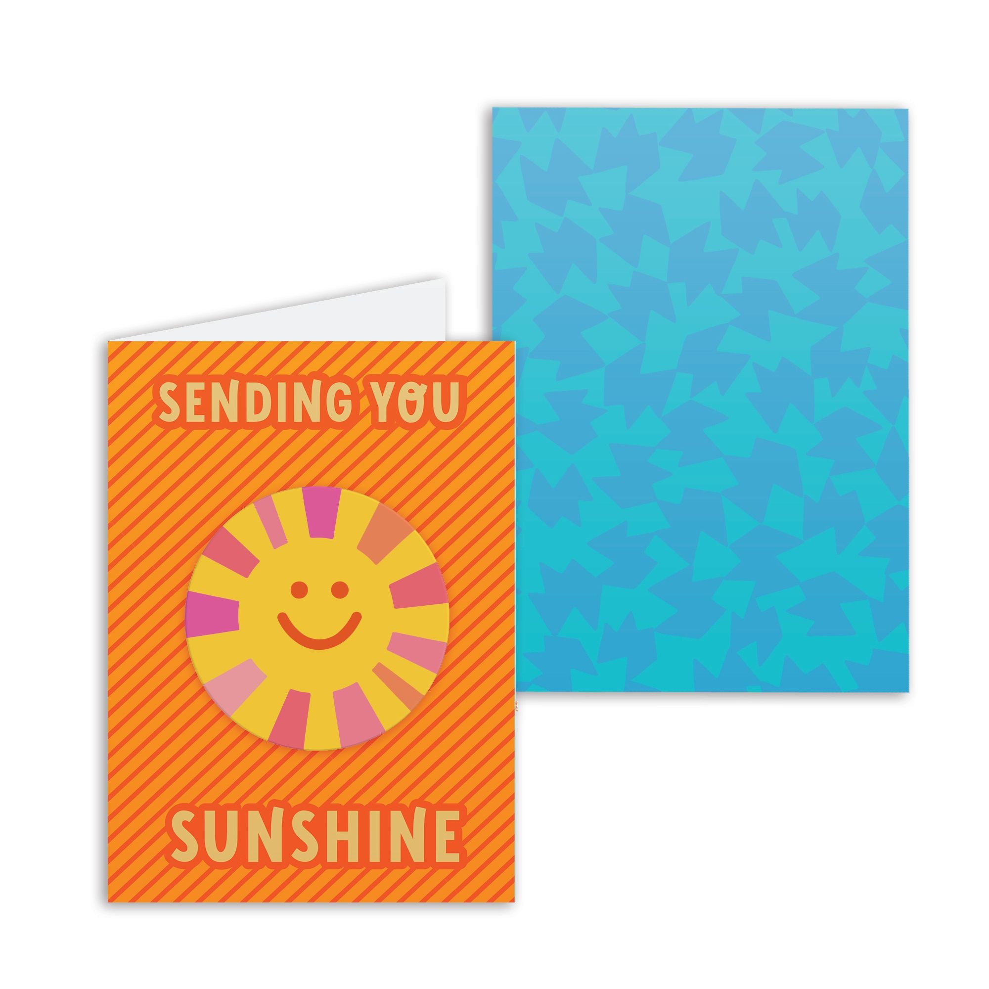 Big Puffy Sunshine Greeting Card