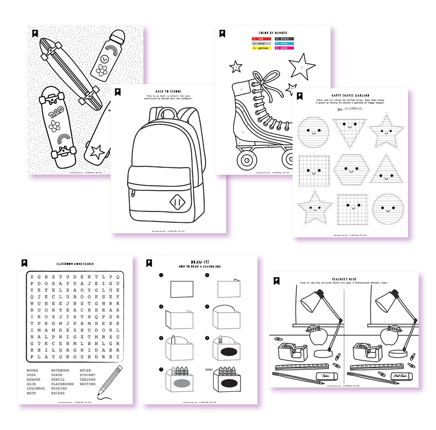 Back To School Kids Printables