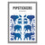 Blue Holographic Elephants