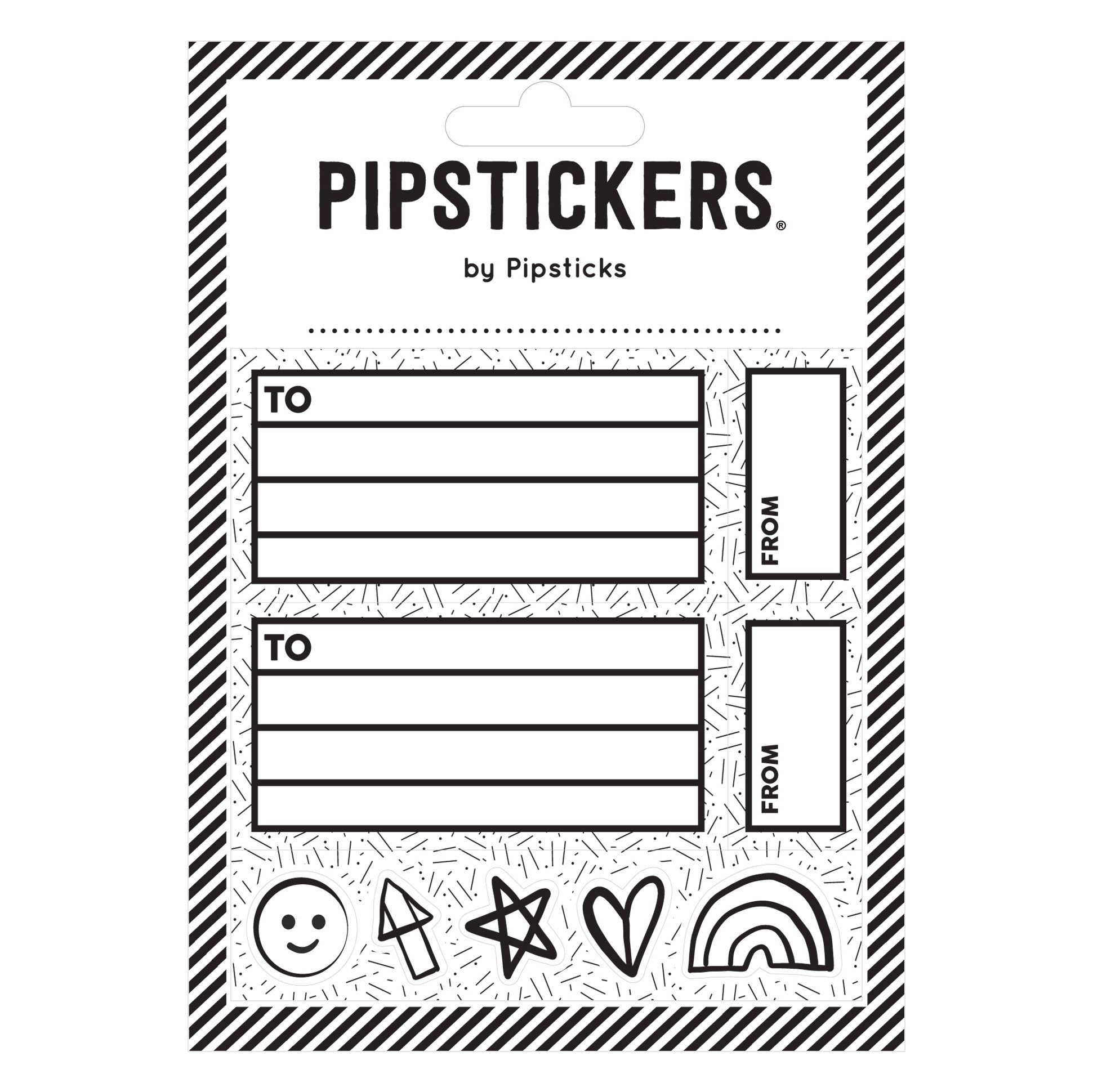 Color-in Mailing Labels