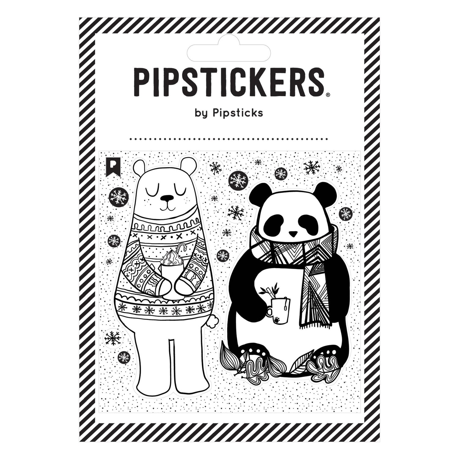 Color-in Winter Bears