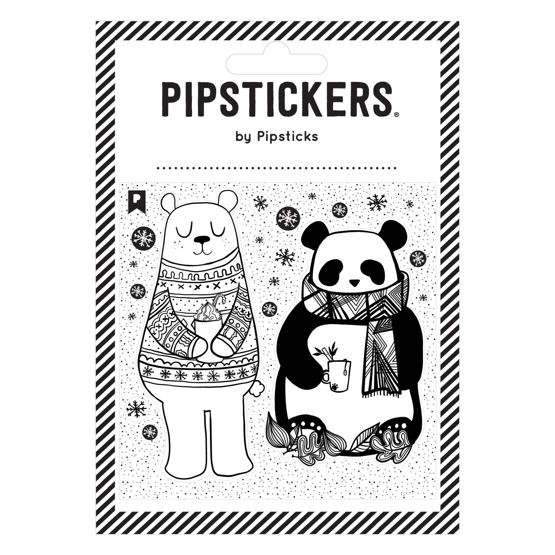 Color-in Winter Bears