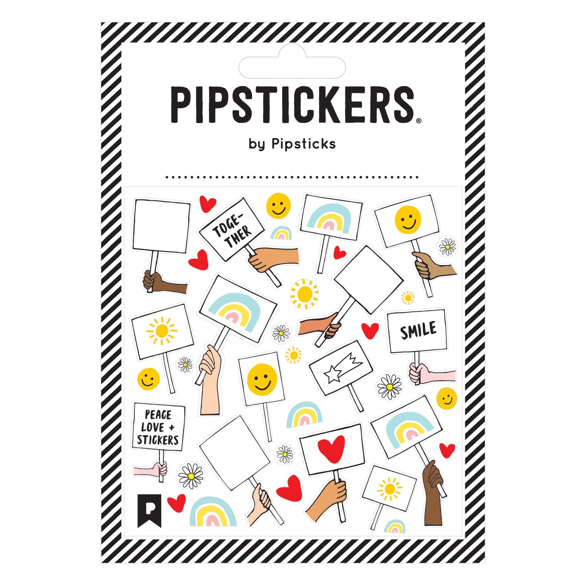 Color-in Signs Stickers