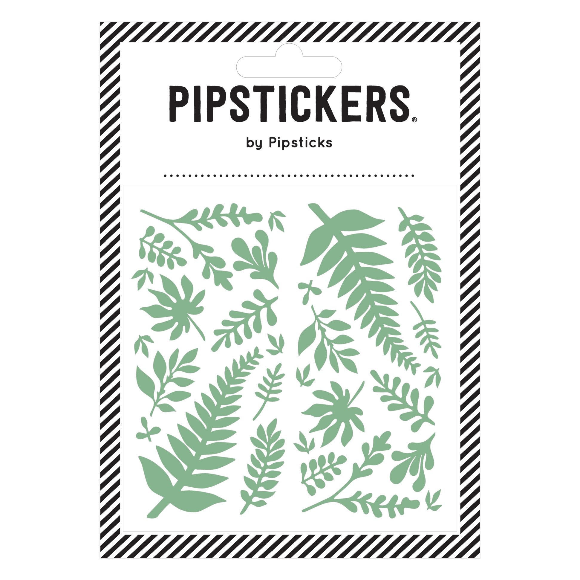 Patina Green Silhouette Ferns