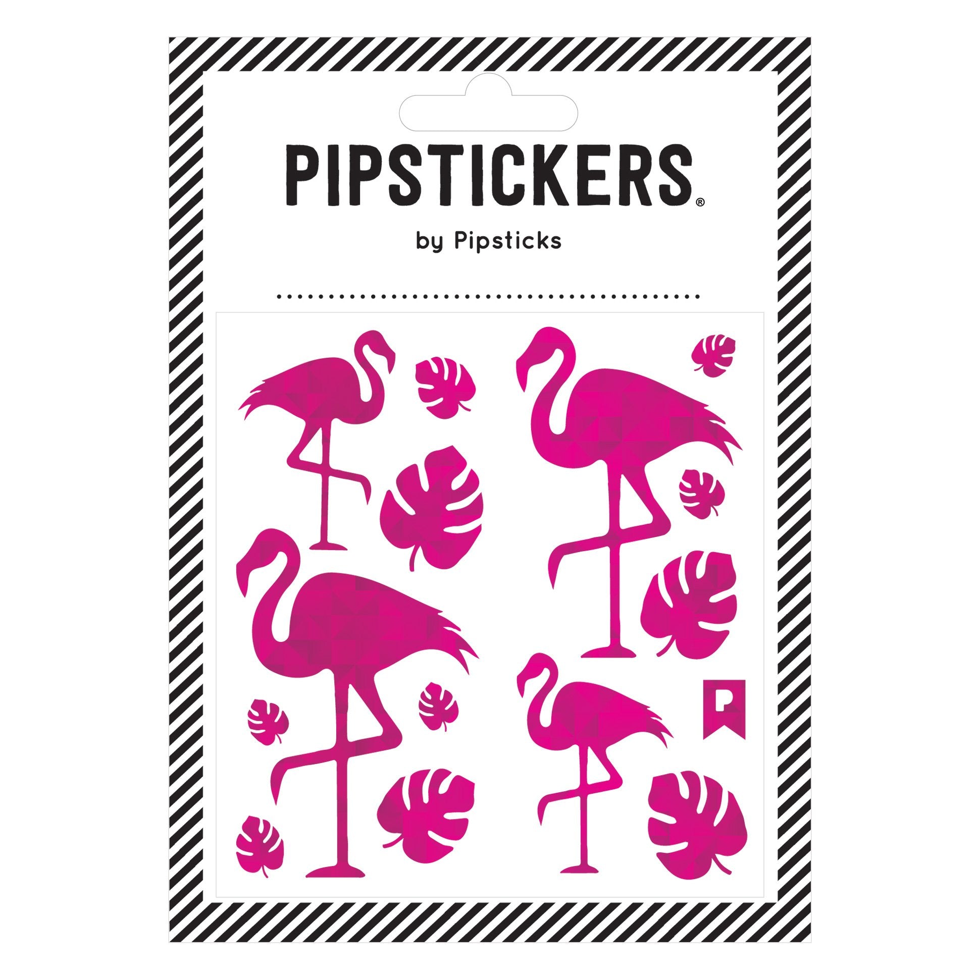 Pink Holographic Flamingos