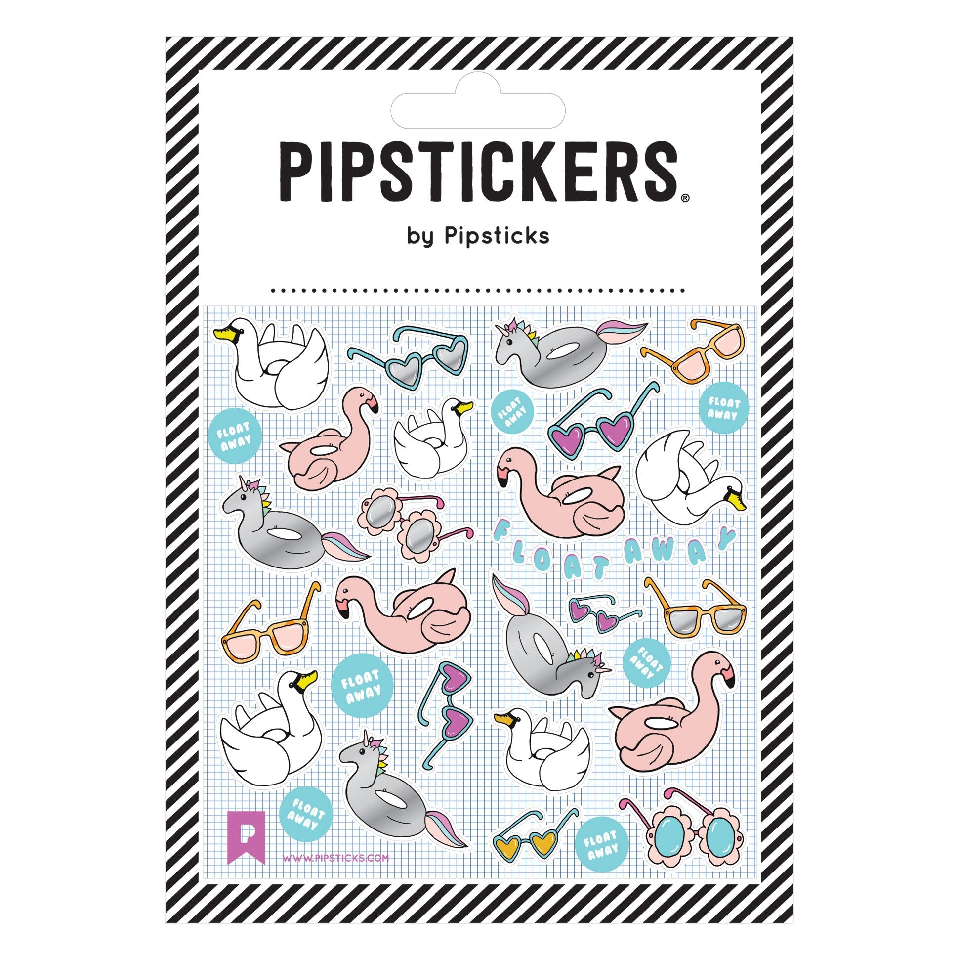 Fun Pool Floats Stickers