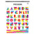 Geometric Color Mix Big Alphabet (5ct)